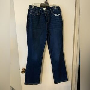 Maurices Dark Blue Straight Leg Jeans Size 14
